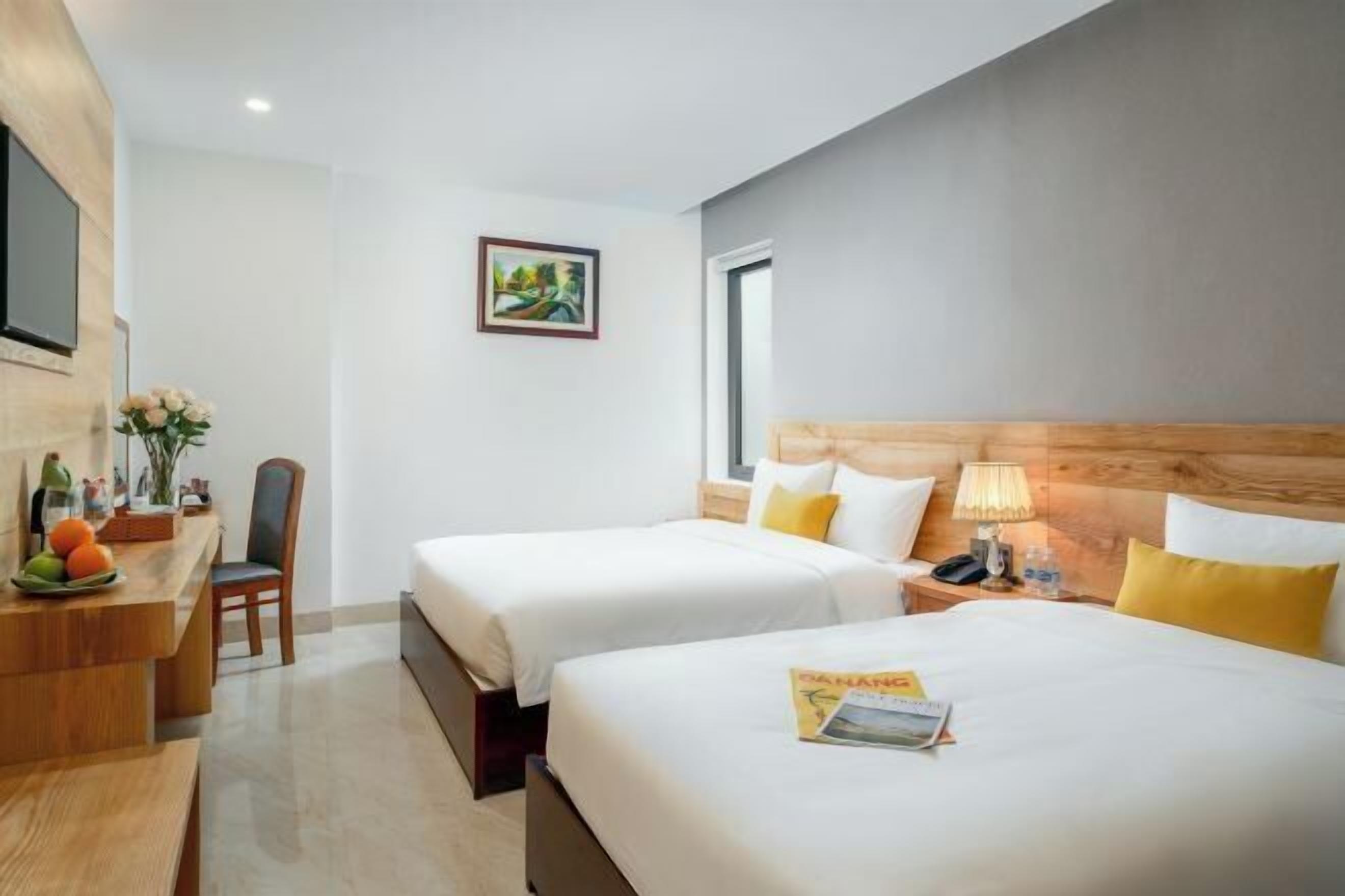 Minibar, in-room safe, desk, blackout curtains