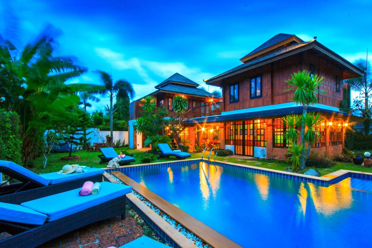 2 Bedroom Baan Thai Suite Shared Pool | 11 bedrooms, in-room safe, individually decorated, blackout drapes