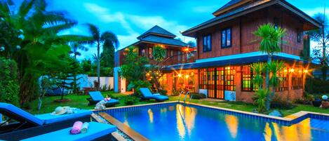 2 Bedroom Baan Thai Suite Shared Pool  | 11 bedrooms, in-room safe, individually decorated, blackout curtains