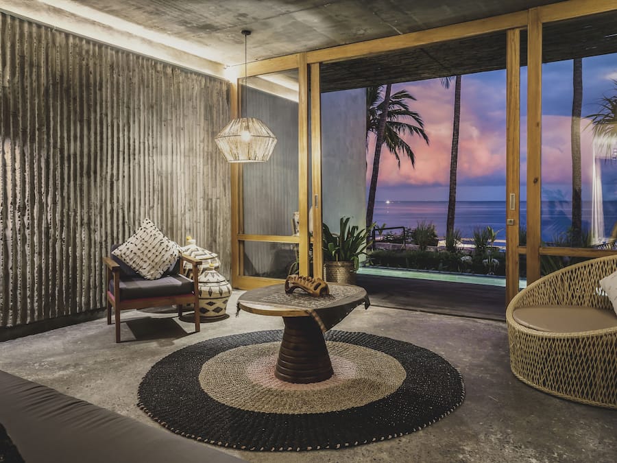 Villa - 1 sovrum - privat pool - havsutsikt | Vardagsrum