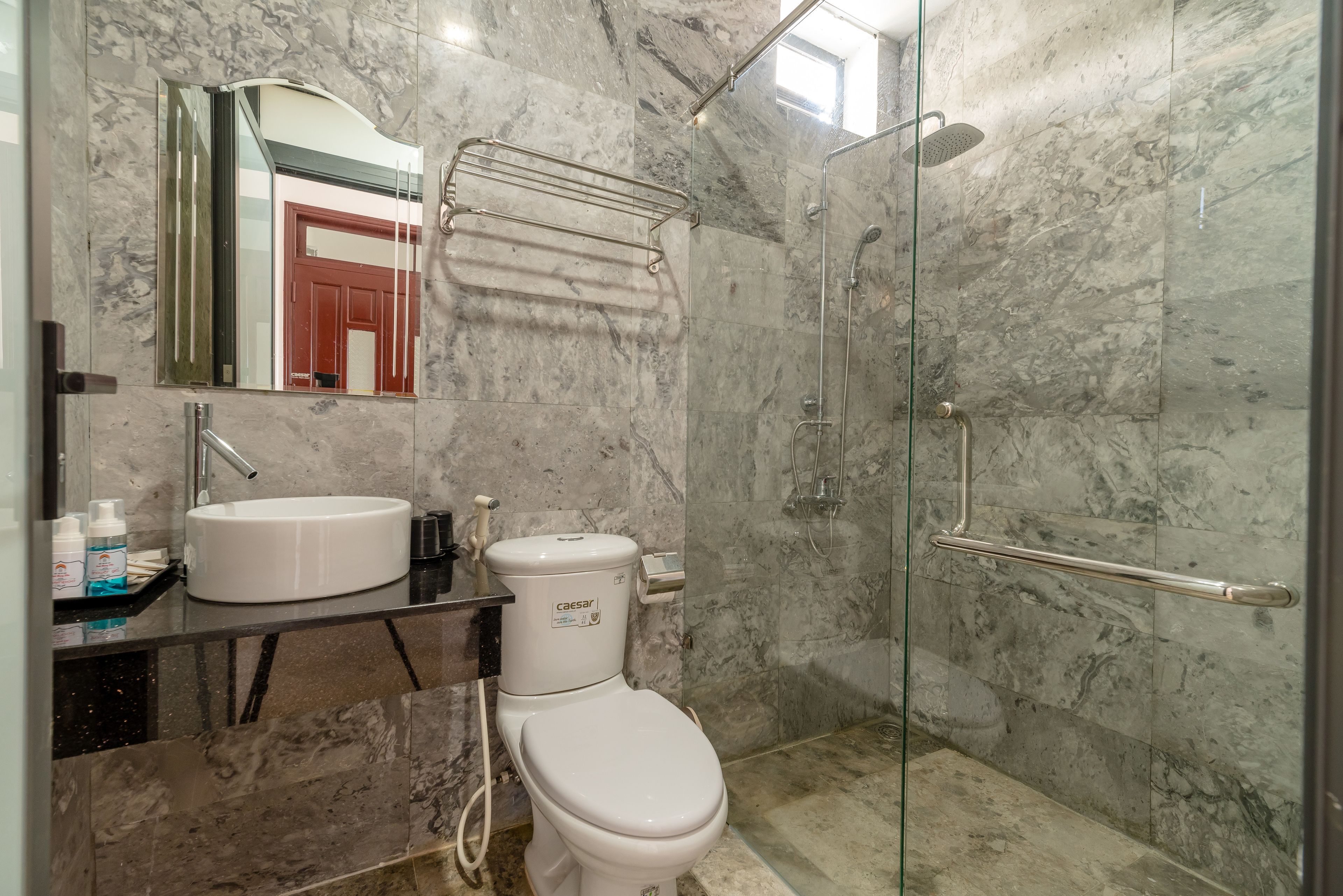 family room, 2 bedrooms, pool view | bathroom | shower, rainfall showerhead, free toiletries, hair dryer