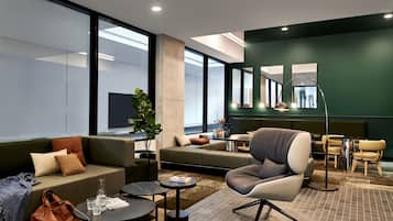 Sala de estar en el lobby