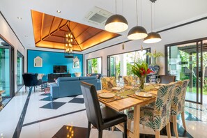 Villa Gelsomino with Private Pool | Living area | LCD TV - Jewels Villas Phuket (Si Sunthon)