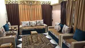 Sala de estar en el lobby