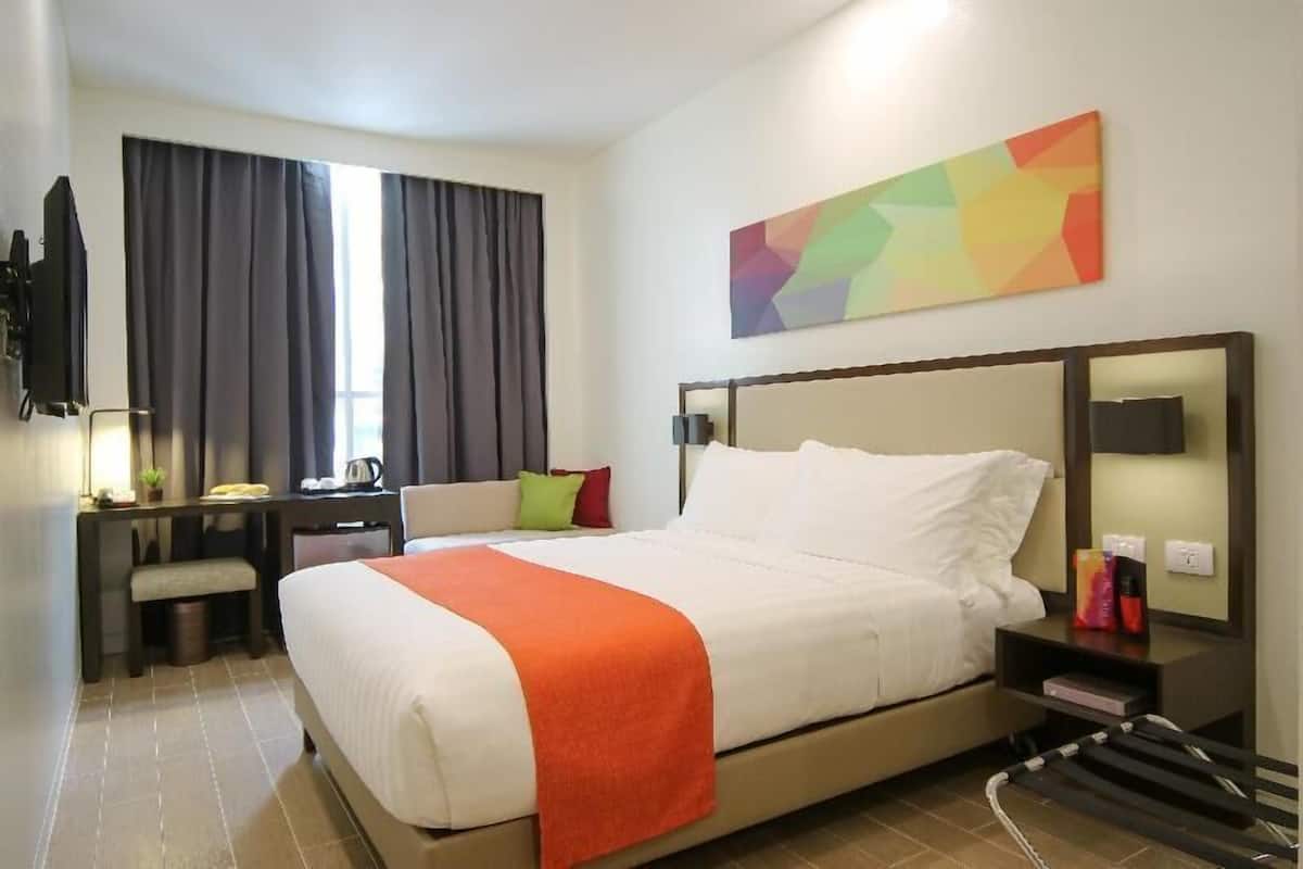 In-room safe, desk, iron/ironing board (on request), cots/infant beds