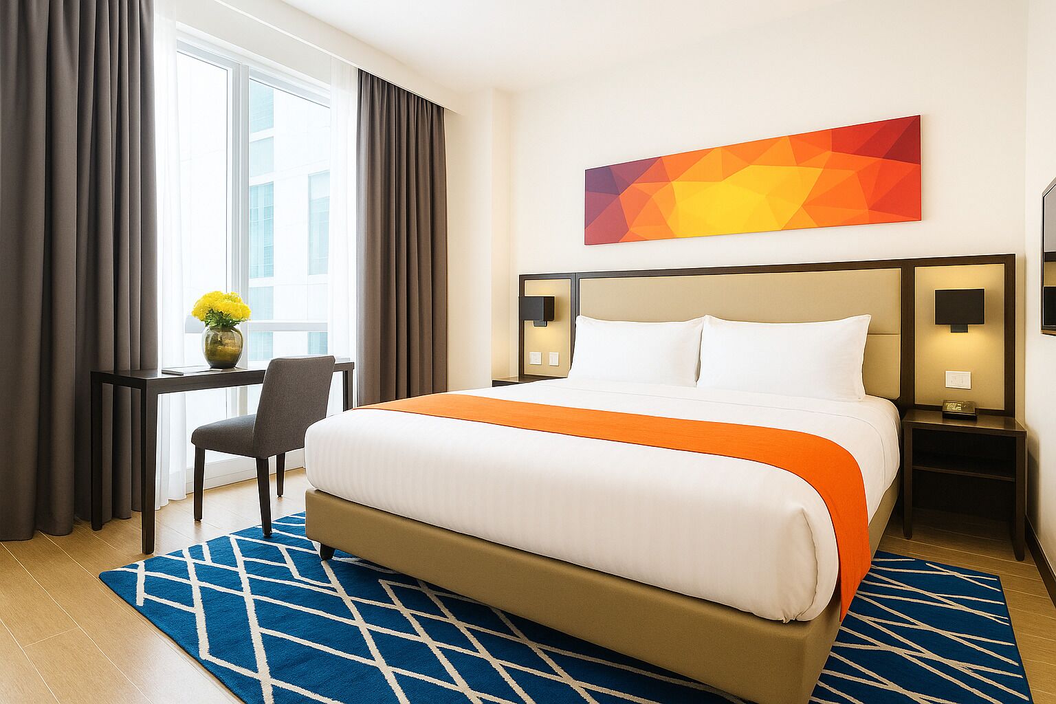 ジュニア ルーム | ミニバー、セーフティボックス (室内)、デスク、アイロン / アイロン台