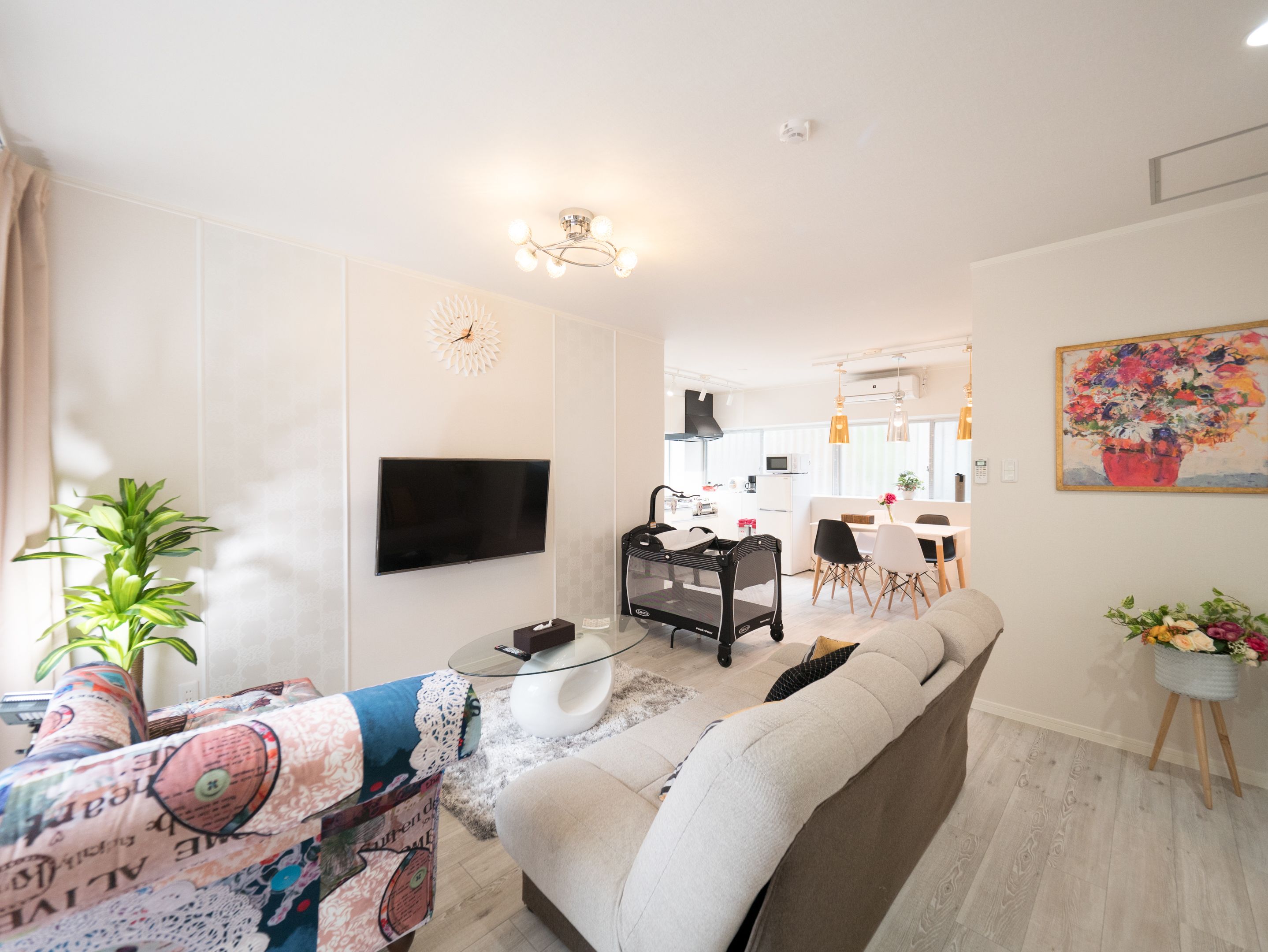 基本別墅, 非吸煙房 | 客廳 | 平面電視