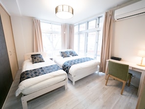 Villa, non-fumeurs | 2 chambres, bureau, Wi-Fi gratuit, draps fournis