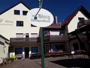 Fassade der Unterkunft