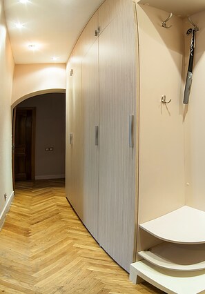 Standard Apartment, 1 King Bed with Sofa bed, Non Smoking | Living area | Flat-screen TV
