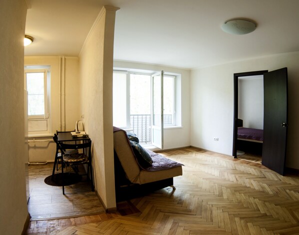 Iron/ironing board, free WiFi, bed sheets - Domumetro na K.Simonova (Moscow)