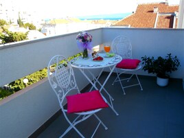 Studio, Pool View | Balcony