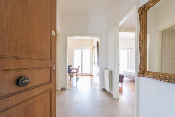 Interior entrance