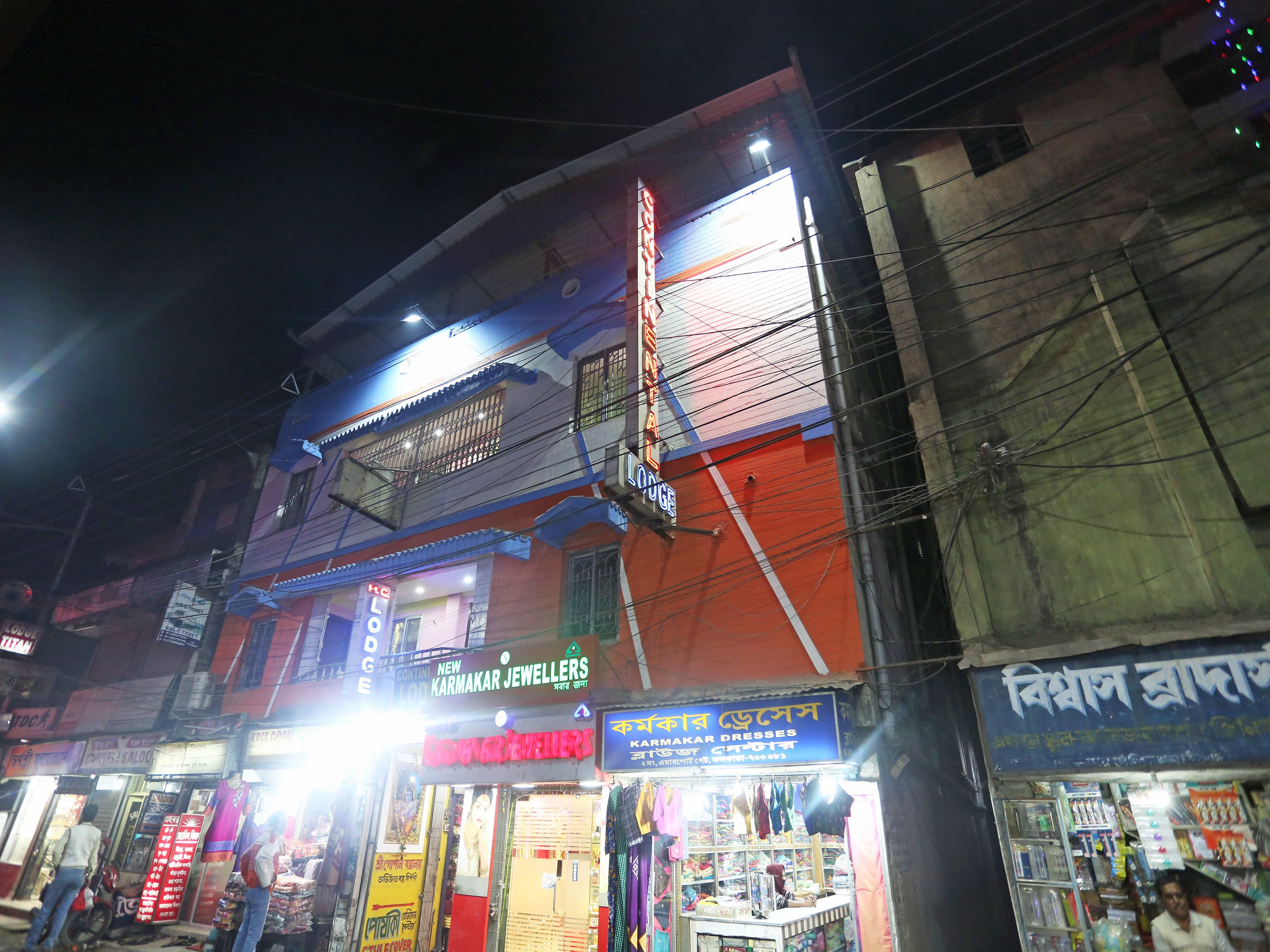 front of property – evening/night