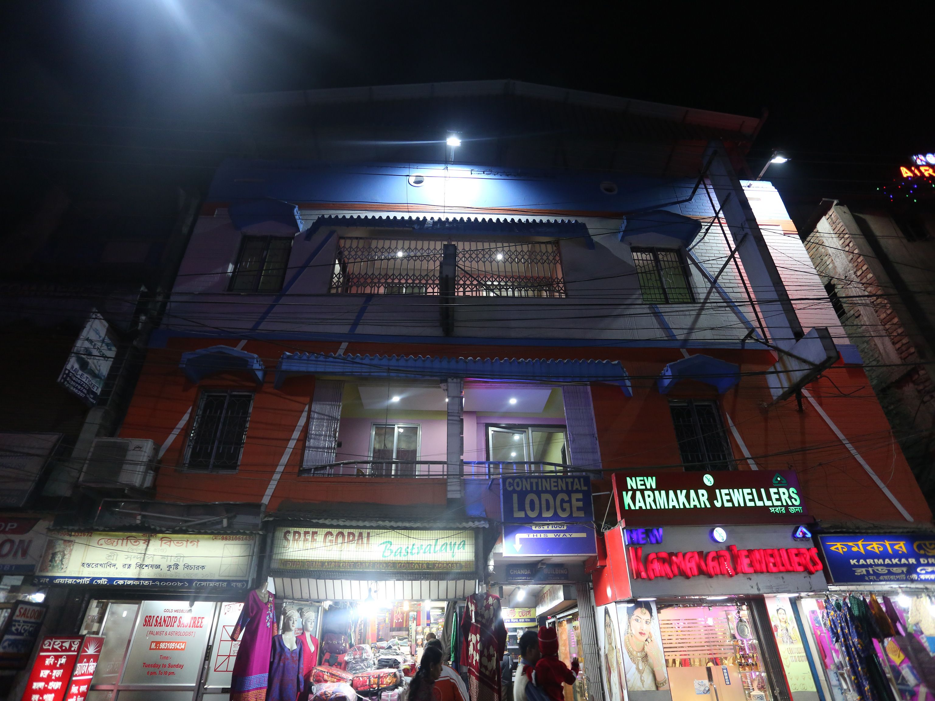 front of property – evening/night