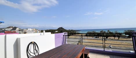 Grand Quadruple Room, Sea Facing | Balcony view