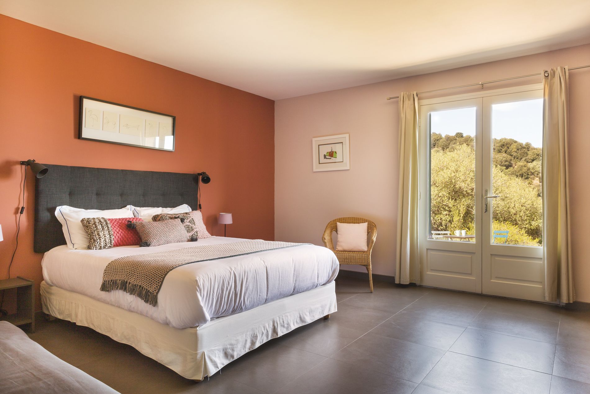 Double Room, Garden Area | Blackout curtains, iron/ironing board, free cots/infant beds