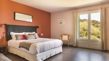 Double Room, Garden Area | Blackout curtains, iron/ironing board, free cots/infant beds