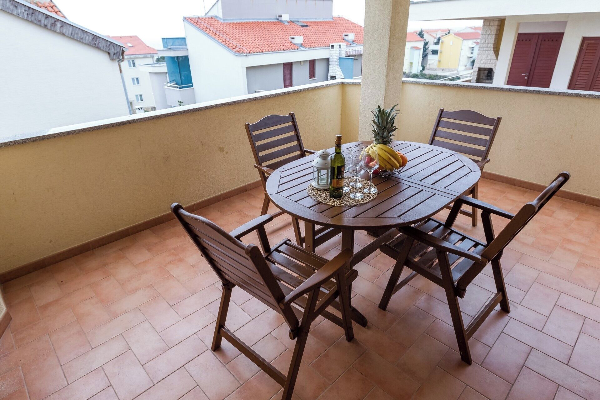 Comfort-Apartment, 2 Schlafzimmer, Nichtraucher, Terrasse (A3) | Terrasse/Patio