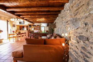 House, 3 Bedrooms, Valley View | Living room | Flat-screen TV - Casa Rural Borda Patxeta (Canillo)
