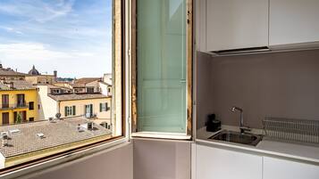 Apartment, 3 Bedrooms, City View | Private kitchen | Fridge, microwave, stovetop, dishwasher