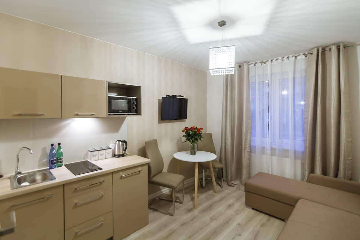 Apartamento Deluxe (1) | Tabla de planchar con plancha, wifi gratis, ropa de cama