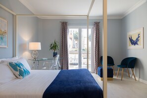 Panoramic-Suite, Stadtblick (Porta Nuova) | 1 Schlafzimmer, italienische Bettbezüge von Frette