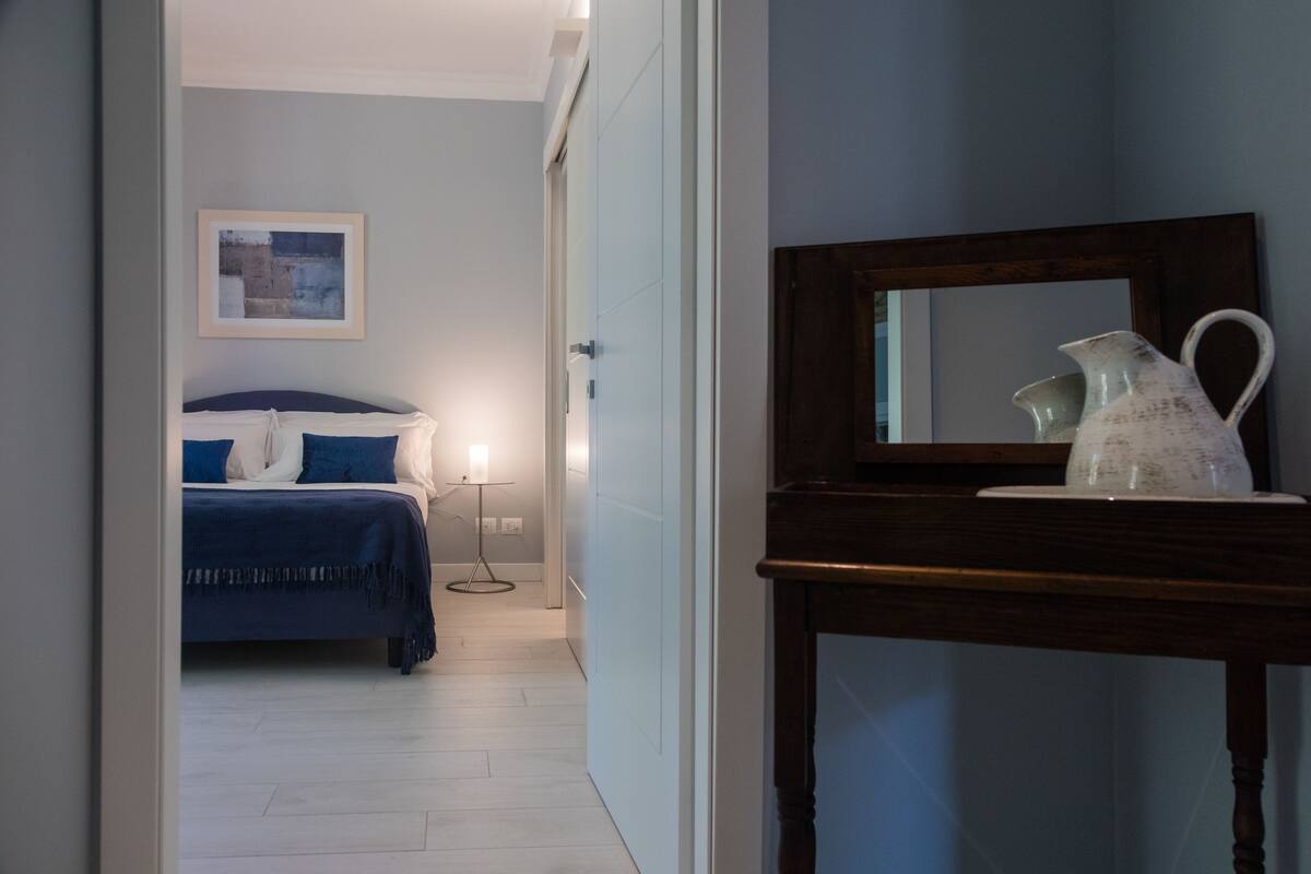 Doppia Comfort, balcone, vista città (Porta Mazzara B) | 1 camera, lenzuola Frette, biancheria da letto di alta qualità