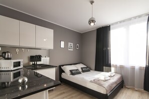 Studio (B) | Iron/ironing board, free WiFi, bed sheets - Apartamenty Lipowa 12 m 19 (Bialystok)