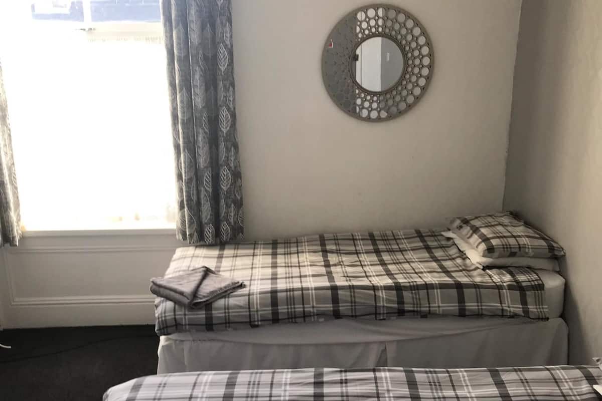 Iron/ironing board (on request), WiFi (free), bed sheets