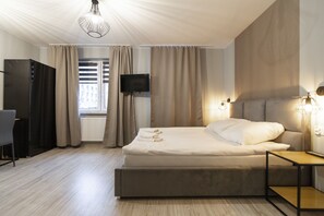 Appartement Deluxe (21A) | Système d’insonorisation, accès au Wi-Fi (inclus), literie fournie