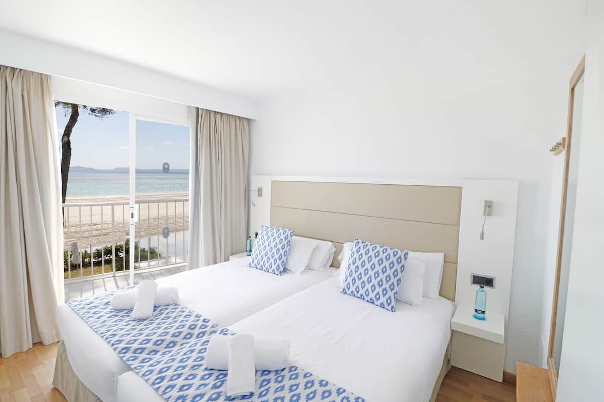 全景公寓, 1 间卧室, 阳台, 海景 (double balcony - Bonavida Palms) | 1 多间卧室、高档床 上用品、羽绒被、客房内保险箱