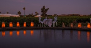 Front of property - evening/night
