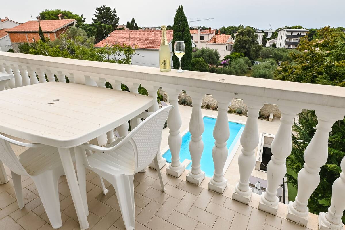 Appartement, 1 slaapkamer, terras, uitzicht op zee (A3) | Terras