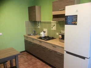 Apartment | Eigene Küche | Kühlschrank, Mikrowelle, Herdplatte, Wasserkocher