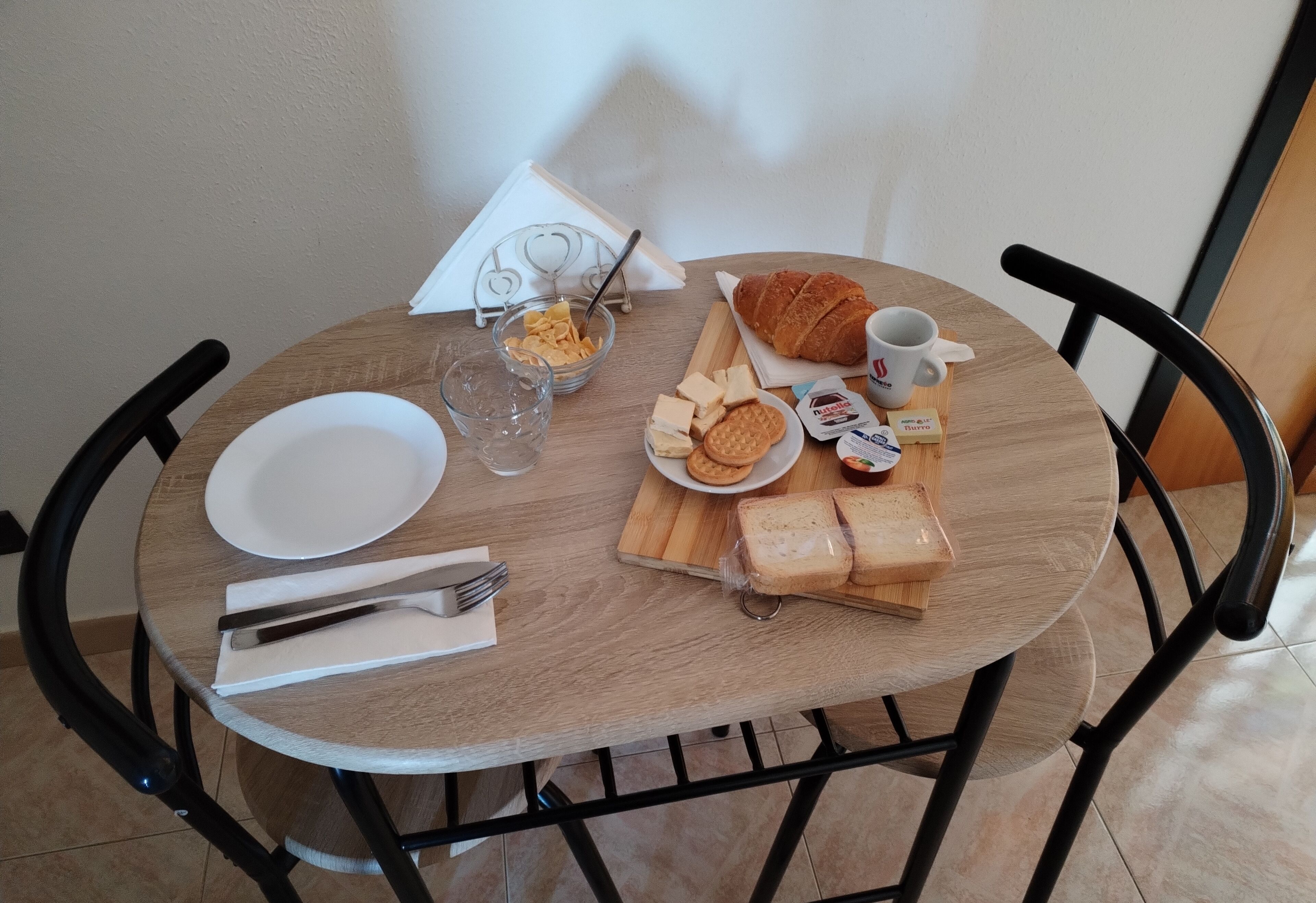 Restauration dans la chambre