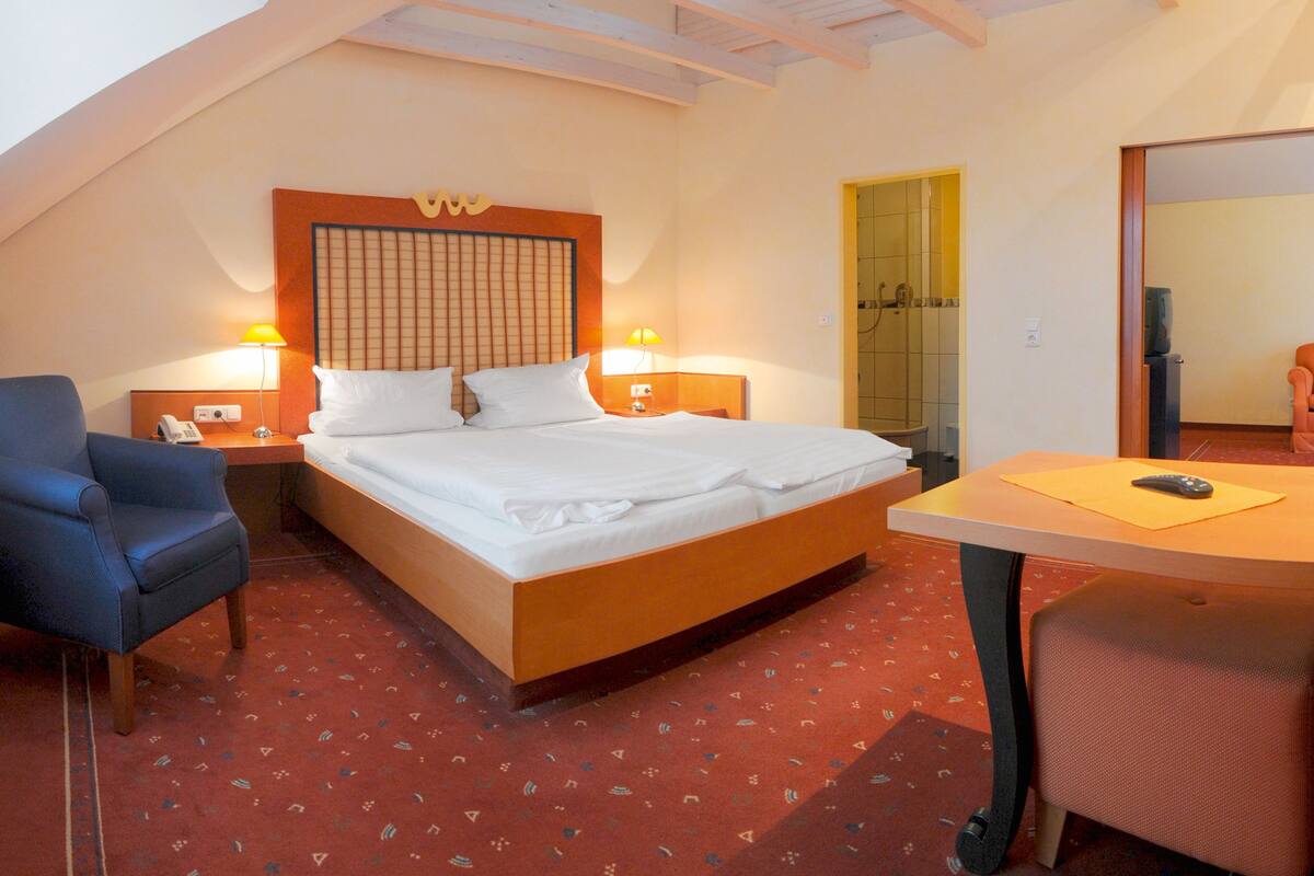 Desk, iron/ironing board (on request), free WiFi, bed sheets
