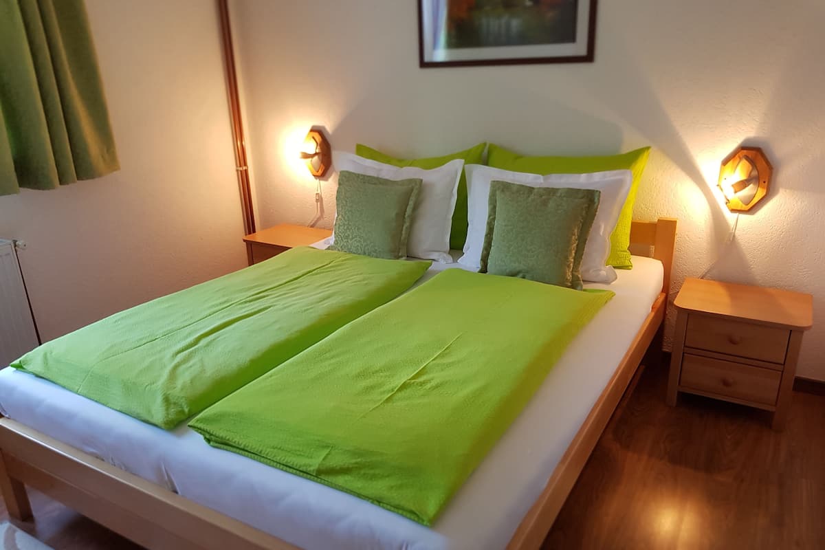 Habitación doble estándar, 1 cama Queen size, vista a la montaña | Escritorio, cortinas blackout, insonorización y cunas