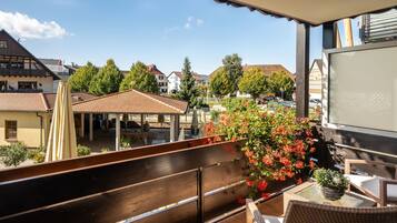 Blick vom Balkon