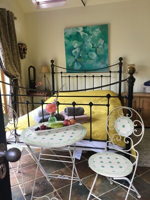 Premium bedding, blackout curtains, iron/ironing board, free WiFi