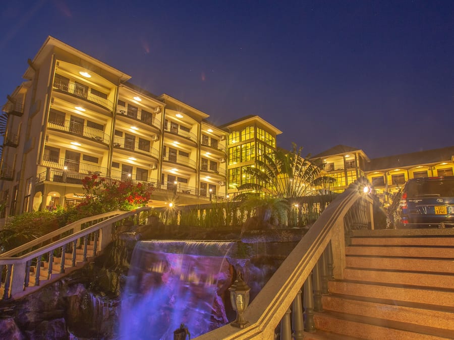 Front of property – evening/night