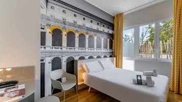 Standard Double Room, Non Smoking, Terrace | In-room safe, desk, blackout drapes, soundproofing