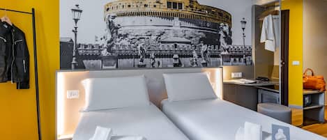 In-room safe, desk, blackout curtains, soundproofing