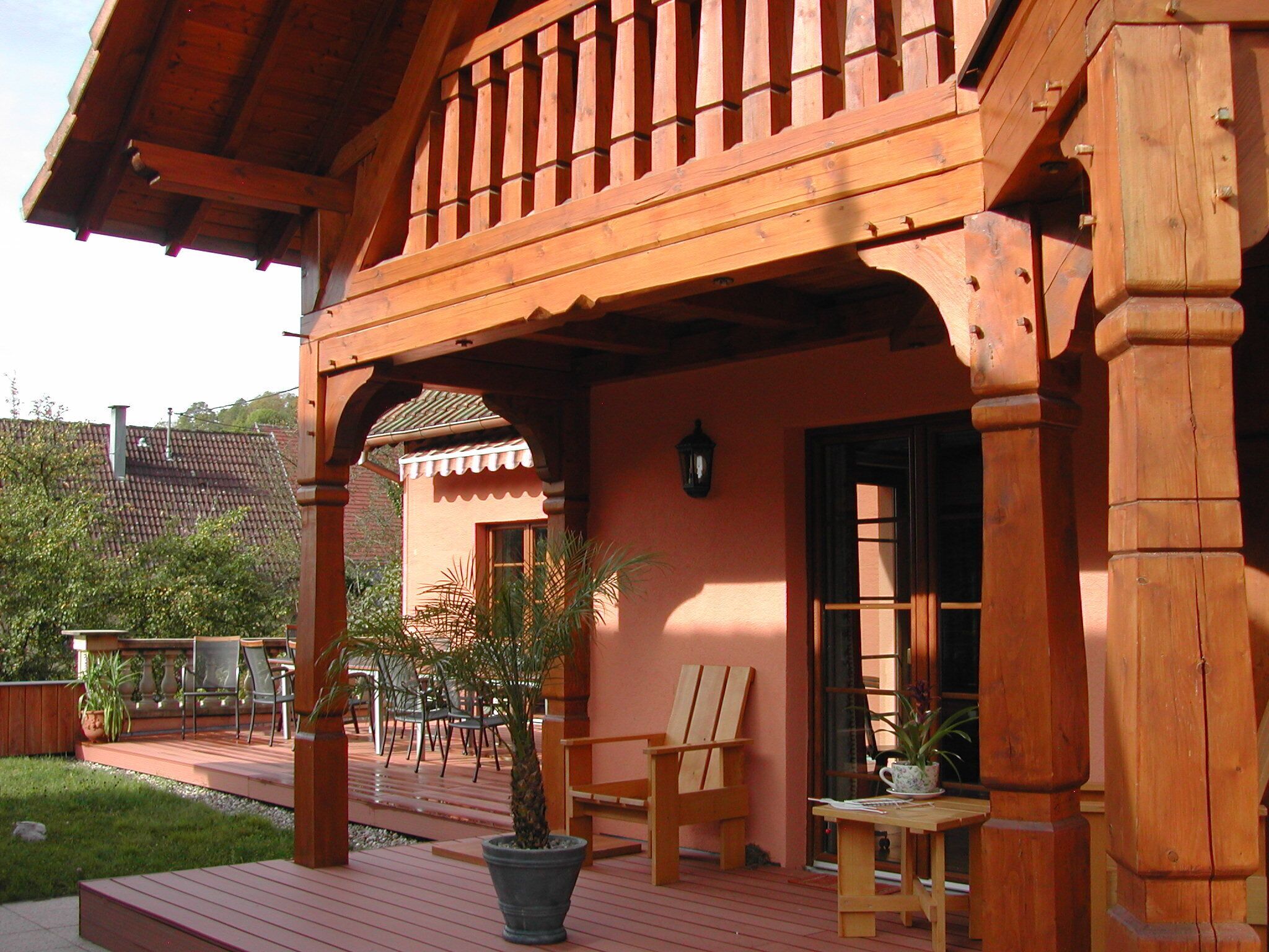 Traditional Cottage (vue sur les vergers) | Balcony view