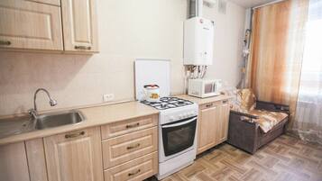 Apartment | Eigene Küche | Kühlschrank, Mikrowelle, Herdplatte, Wasserkocher