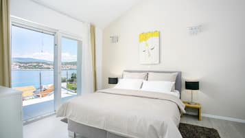 Luksus-villa - 4 soveværelser - havudsigt | 4 soveværelser, premium-sengetøj, pengeskab på værelset