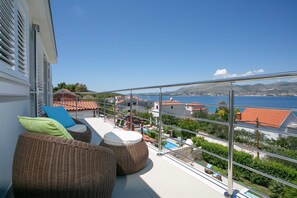 Luxury Villa, 4 Bedrooms, Sea View | Balcony view - Villa Avalon (Okrug)