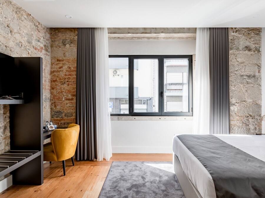 1 habitación, escritorio, cortinas blackout y sistema de insonorización