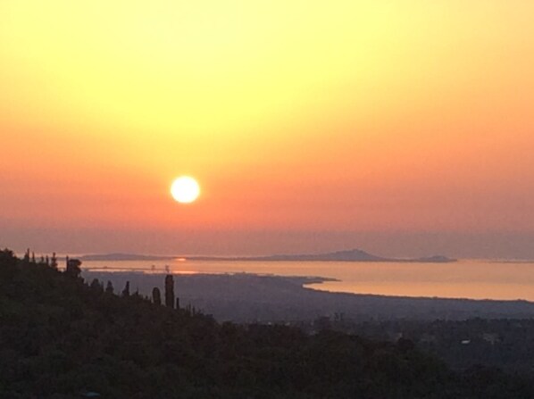 Vue depuis l’hébergement