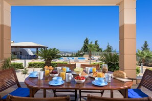 Villa, Ocean View | In-room dining - Aegean Blue Villa (Rhodes)